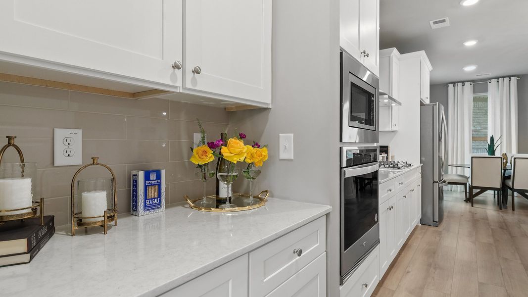 Furnished interior view inside a new home in Cambria at Traditions, Hampton (Image 13).