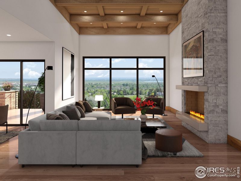 Rendering. Living Room