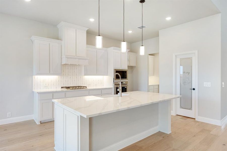 Furnished interior view inside a new home in Parks at Panchasarp Farms 55-60, Burleson (Image 15).