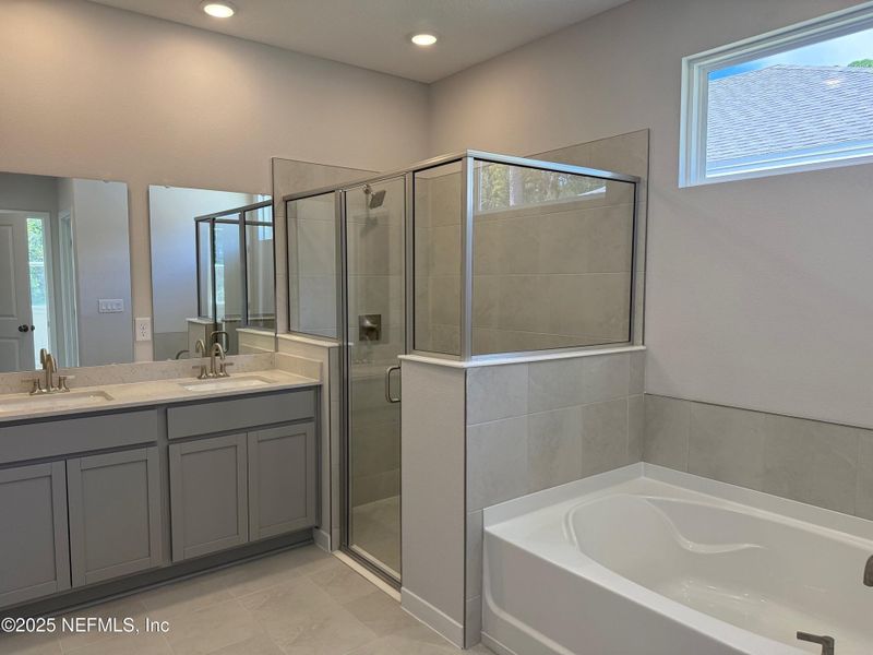 Furnished interior view inside a new home in The Preserve at Concourse Crossing, Fernandina Beach (Image 8).