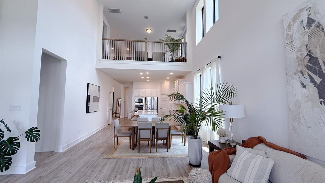 Furnished interior view inside a new home in , Fulshear (Image 39).