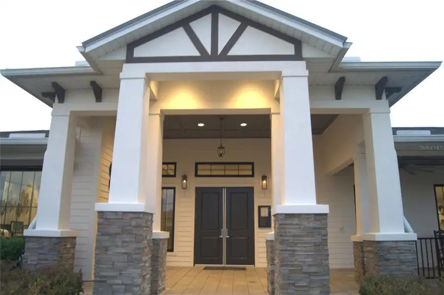 Exterior details and patio area of a home in , Zephyrhills (Image 4).