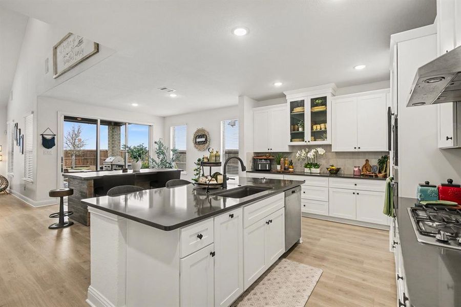 Furnished interior view inside a new home in Silo Mills, Joshua (Image 29).