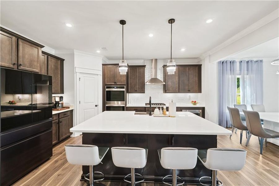 Furnished interior view inside a new home in Springside Reserve, Powder Springs (Image 16). Furnished interior view inside a new home in Springside Reserve, Powder Springs (Image 16).