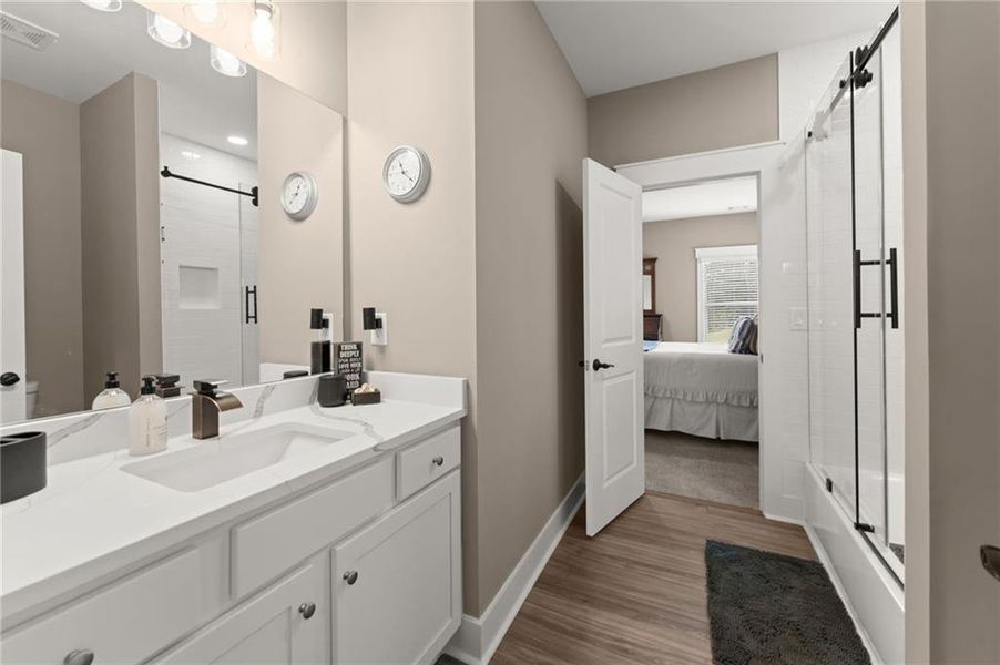 Furnished interior view inside a new home in , Dawsonville (Image 5).
