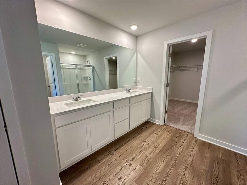 Furnished interior view inside a new home in Reserve at Gum Springs, Jefferson (Image 10).