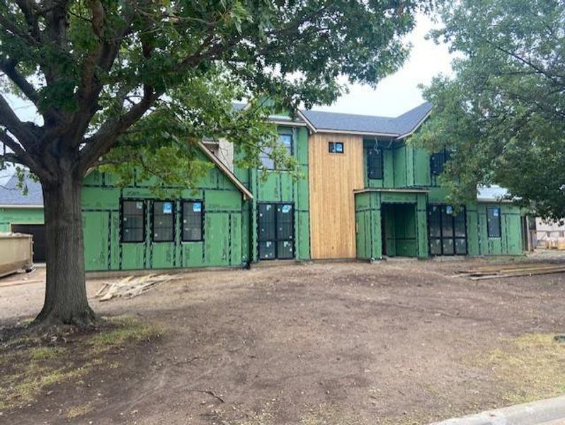 In-progress construction of a new home in , Dallas, TX (Image 8). In-progress construction of a new home in , Dallas, TX (Image 8).