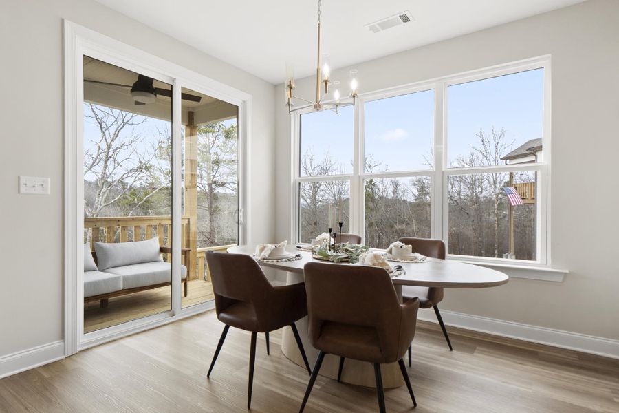 Furnished interior view inside a new home in Hamilton on Hunter, Ooltewah (Image 6).