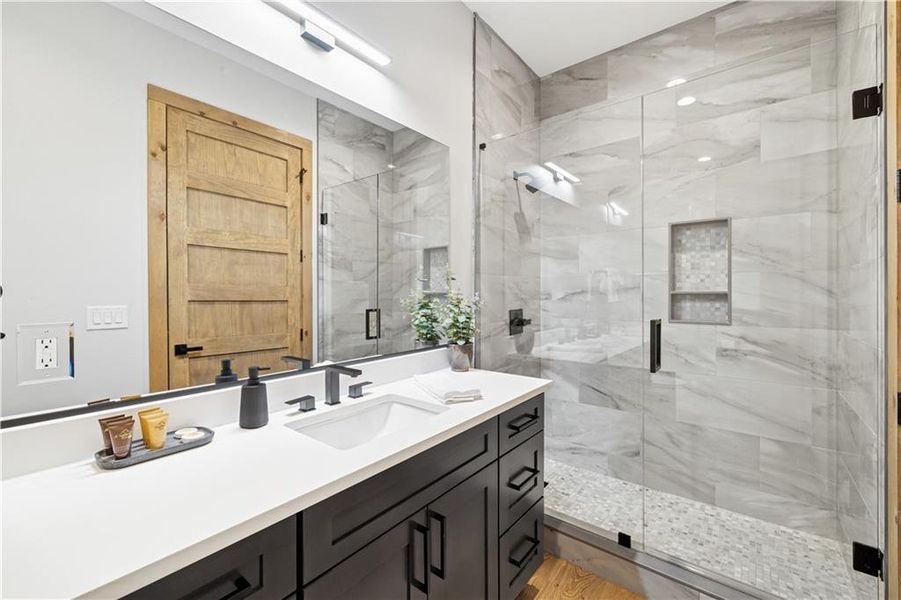 Furnished interior view inside a new home in , Blairsville (Image 12).