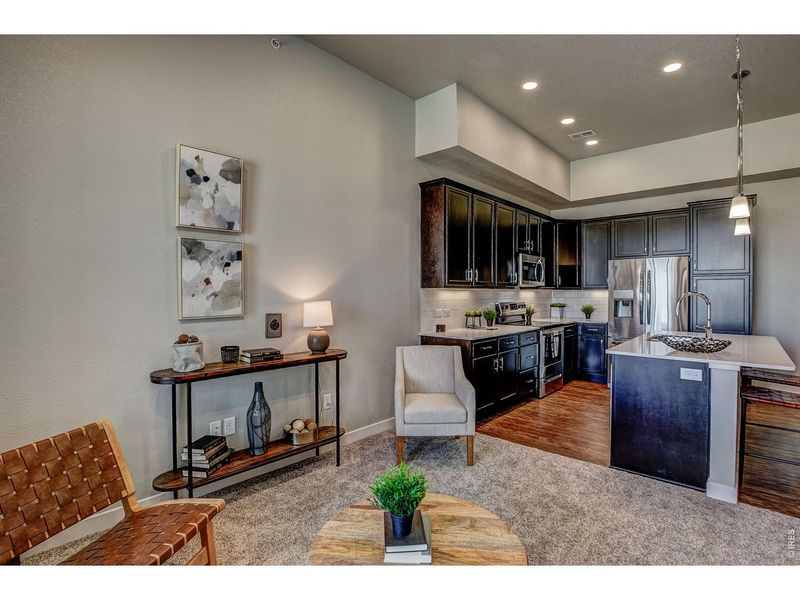 Furnished interior view inside a new home in , Longmont (Image 17).