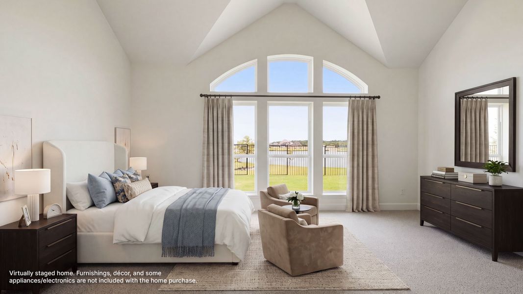 Furnished interior view inside a new home in Landmark, Denton (Image 9).