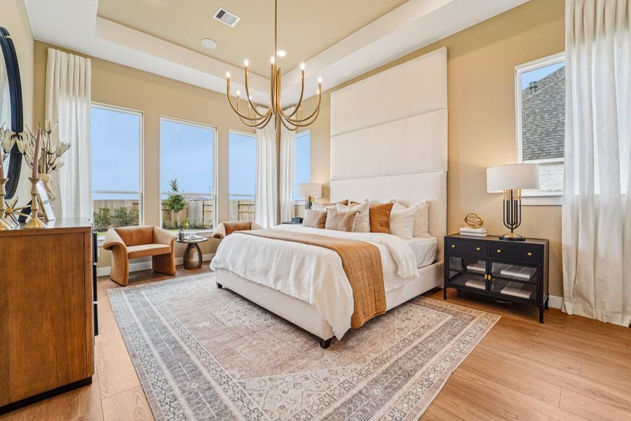 Furnished interior view inside a new home in Briarley, Montgomery (Image 48).