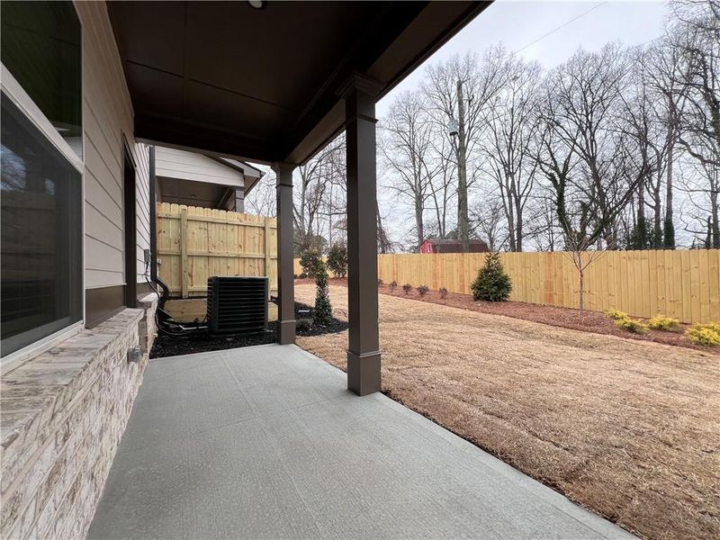 Exterior details and patio area of a home in , Norcross (Image 21).