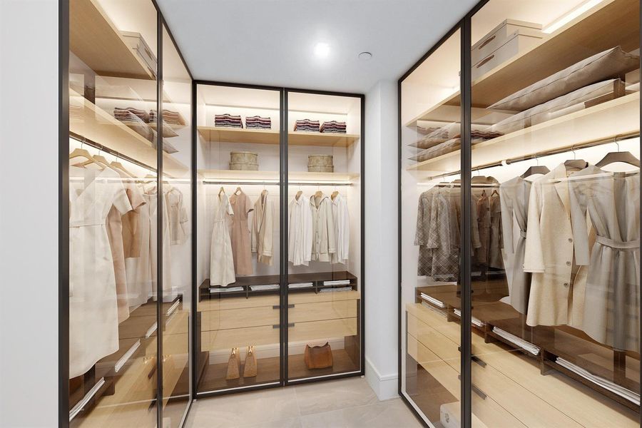 Owner Suite Closet Virtually Staged Owner Suite Closet Virtually Staged