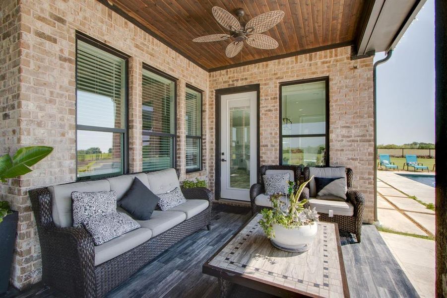 Furnished interior view inside a new home in , Krum (Image 7). Furnished interior view inside a new home in , Krum (Image 7).