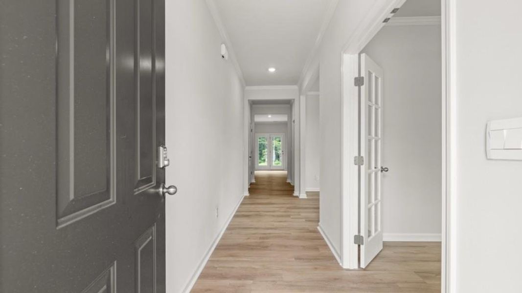 Spacious, unfurnished interior of a new home in Northwoods at Mirror Lake, Villa Rica (Image 24). Spacious, unfurnished interior of a new home in Northwoods at Mirror Lake, Villa Rica (Image 24).