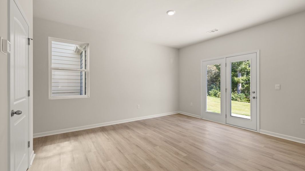 Spacious, unfurnished interior of a new home in Rolling Meadows, Jasper (Image 13). Spacious, unfurnished interior of a new home in Rolling Meadows, Jasper (Image 13).
