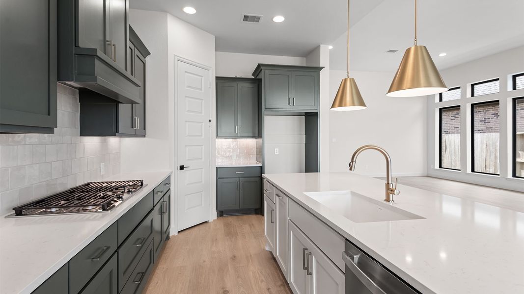 Furnished interior view inside a new home in Meridiana, Manvel (Image 6).