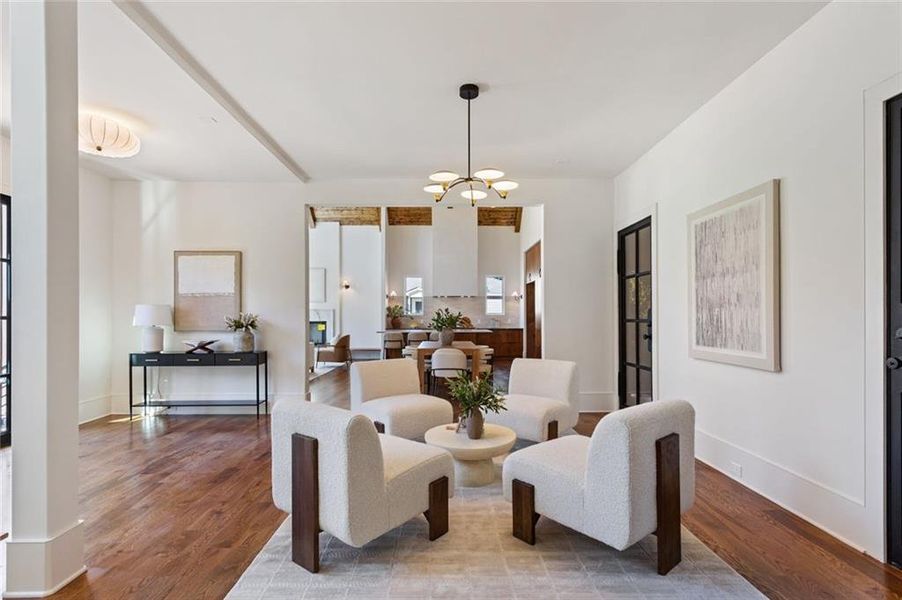 Furnished interior view inside a new home in , Smyrna (Image 46).