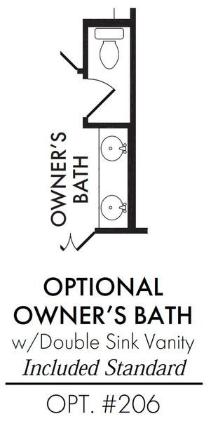 2nd Sink in Owners Bath
