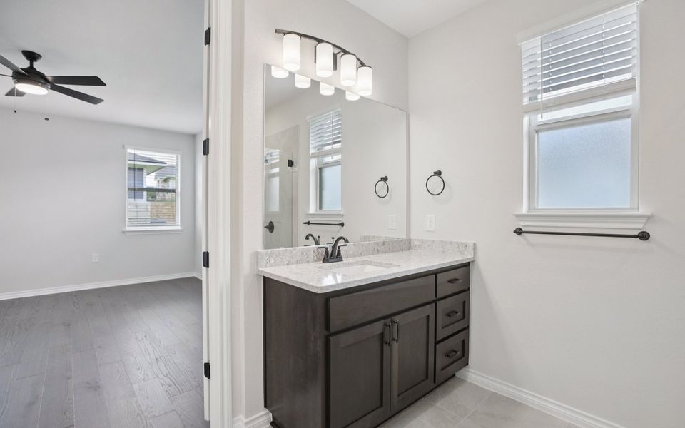 Furnished interior view inside a new home in Kissing Tree, San Marcos (Image 6).