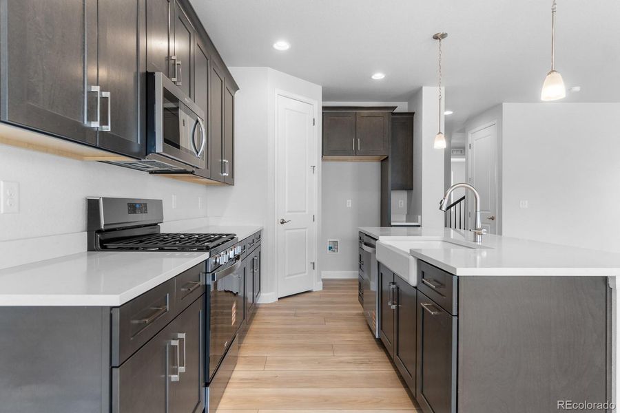Furnished interior view inside a new home in , Castle Rock (Image 8). Furnished interior view inside a new home in , Castle Rock (Image 8).