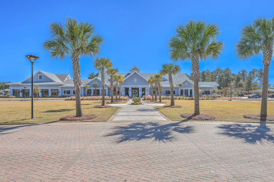 Front exterior of a new home in Del Webb Charleston at Nexton, Summerville, SC, highlighting curb appeal (Image 20). Front exterior of a new home in Del Webb Charleston at Nexton, Summerville, SC, highlighting curb appeal (Image 20).