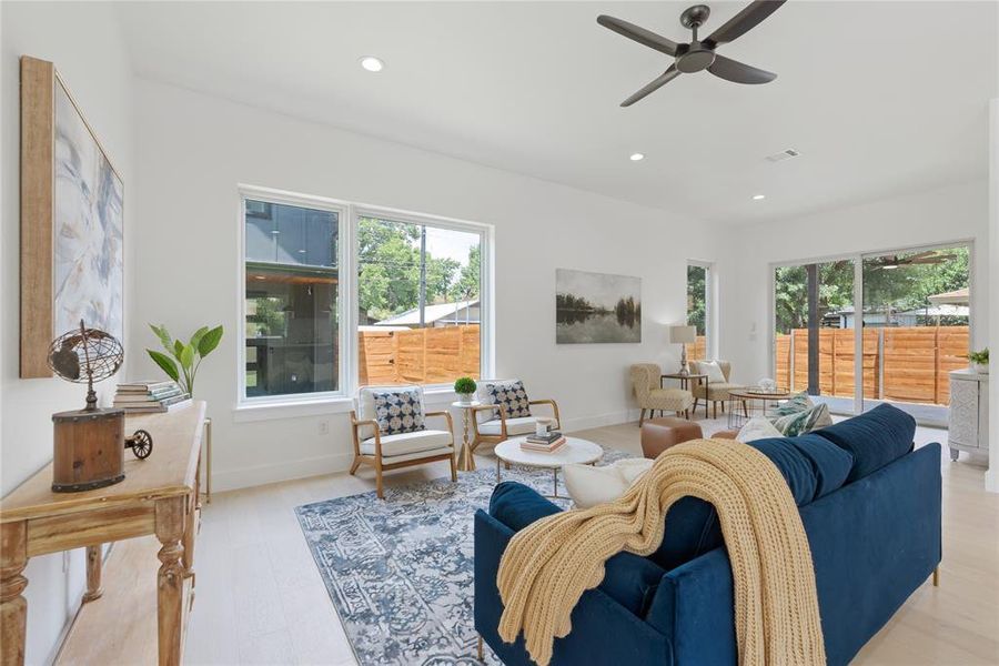 Furnished interior view inside a new home in , Austin (Image 8).