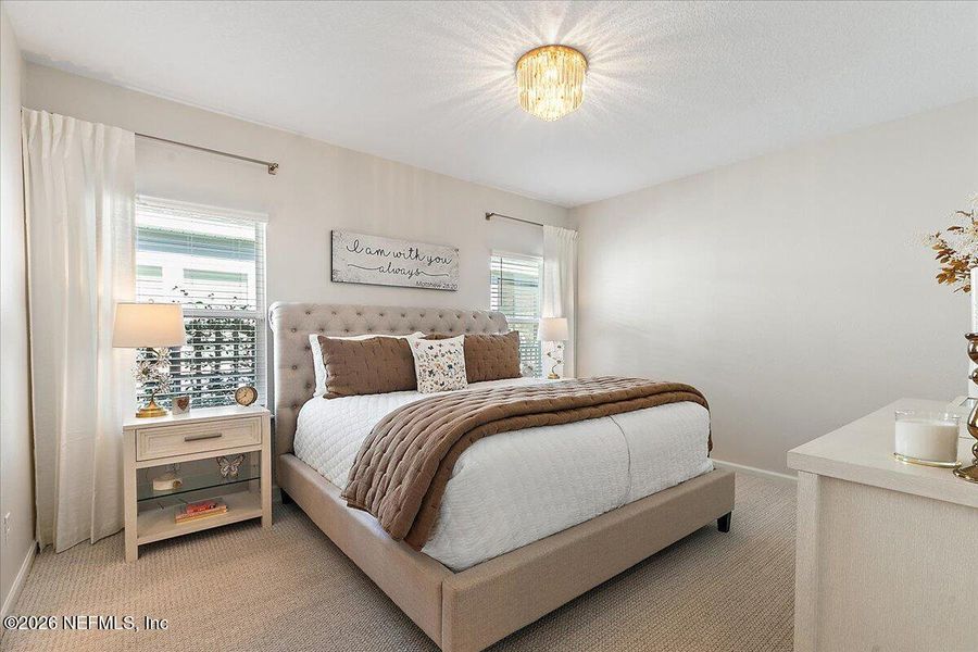 Furnished interior view inside a new home in Edenbrooke at Hyland Trail | 55+, Green Cove Springs (Image 12).