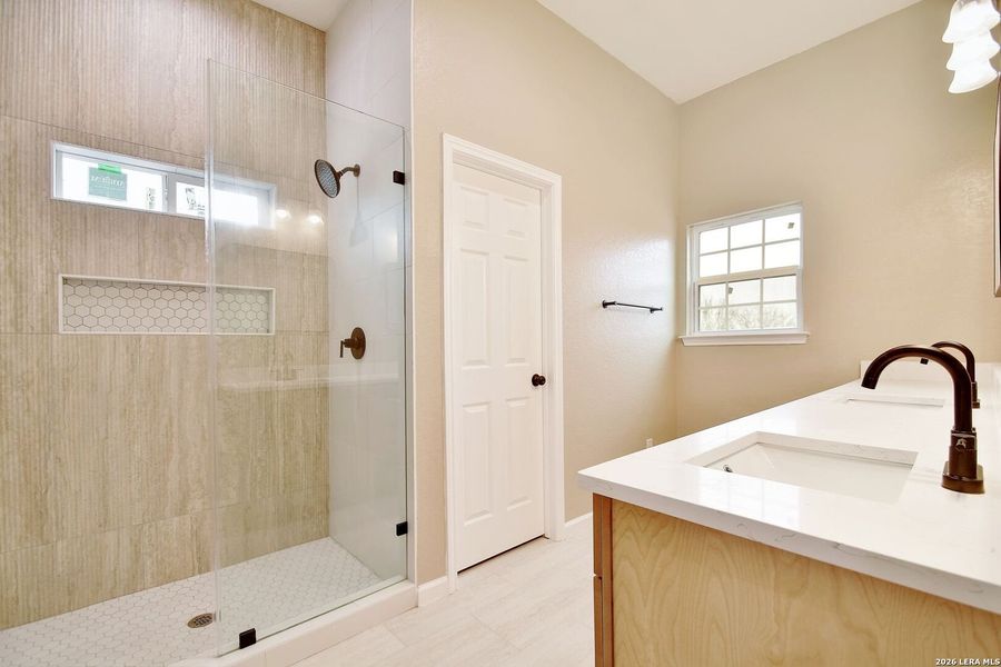 Furnished interior view inside a new home in , Moore (Image 6).