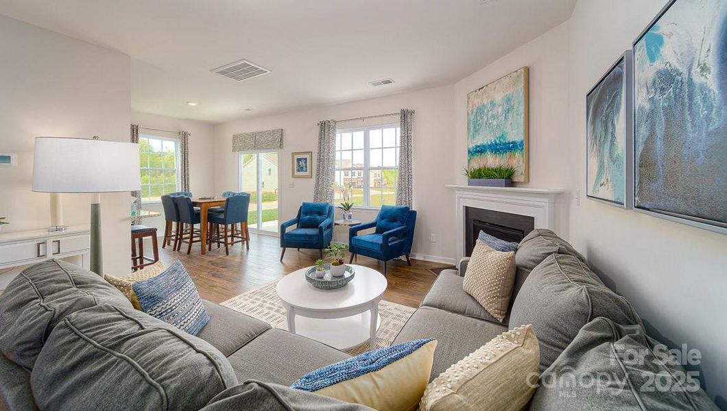 Furnished interior view inside a new home in Nolen Farm, Gastonia (Image 23).