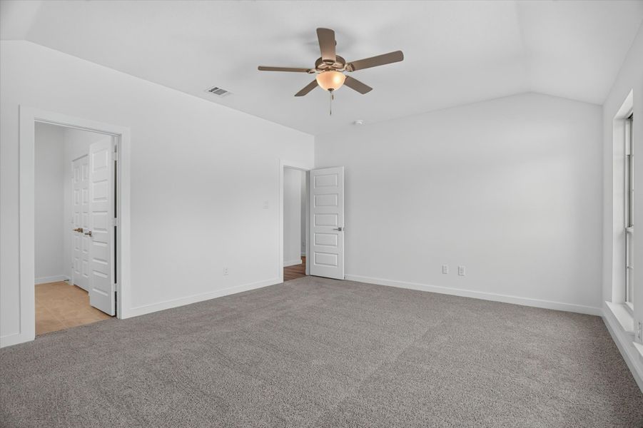 Representative unfurnished interior of a home built from the Belford by Cheldan Homes in Trail Creek, Cleburne (Image 45). Representative unfurnished interior of a home built from the Belford by Cheldan Homes in Trail Creek, Cleburne (Image 45).