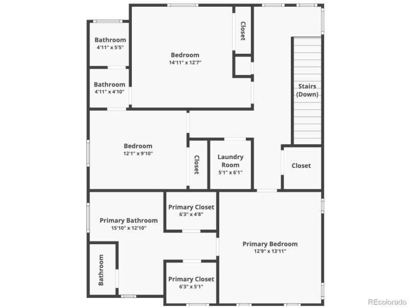 2D floor plan layout of this home in , Morrison, CO (Image 3).