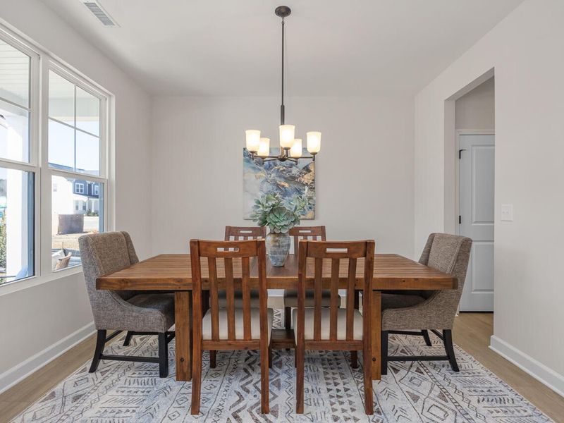 Furnished interior view inside a new home in Woodland Crossing, Zebulon (Image 27).