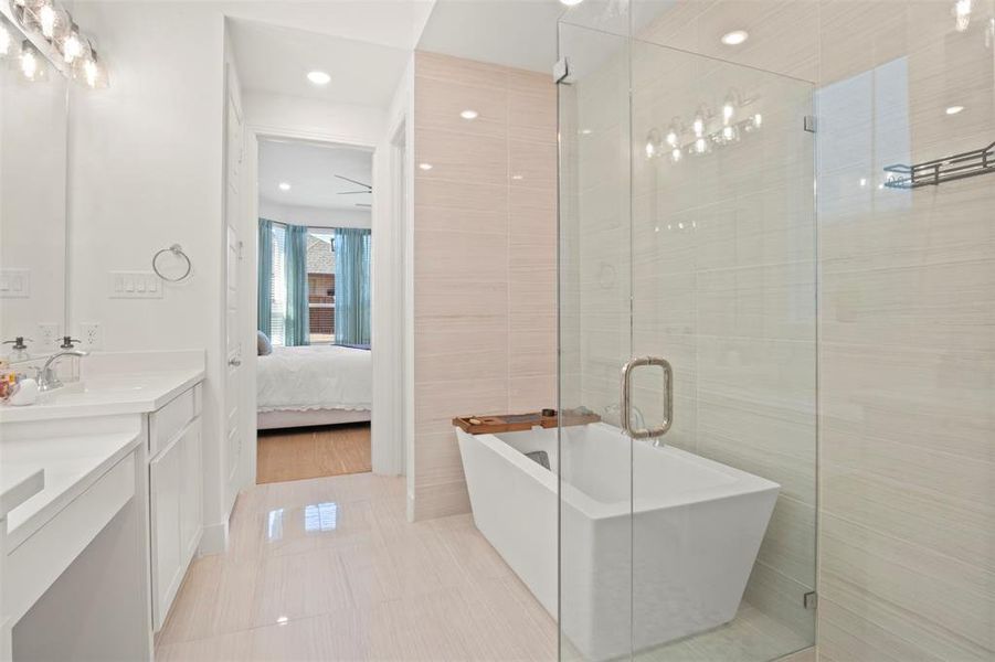 Furnished interior view inside a new home in , Aubrey (Image 35). Furnished interior view inside a new home in , Aubrey (Image 35).