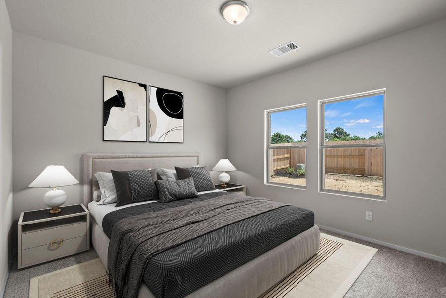 Furnished interior view inside a new home in Windcress, Cove (Image 11).