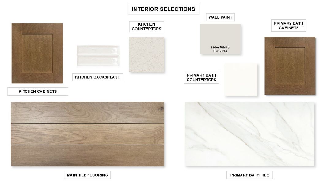 Sample of building materials used in homes in Sonoma Verde 70', McLendon-Chisholm (Image 13).