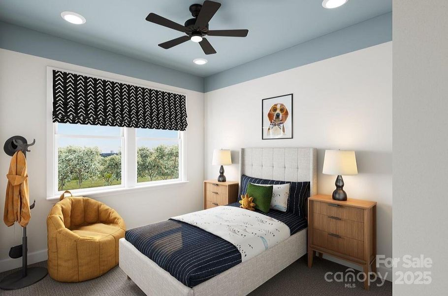 Bedroom 3 with Large Bright Windows. *Virtual Rendering | Actual Finishes and Structural Selections May Vary. Bedroom 3 with Large Bright Windows. *Virtual Rendering | Actual Finishes and Structural Selections May Vary.