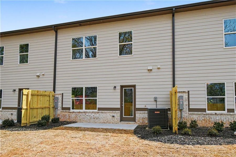 Exterior details and patio area of a home in , Norcross (Image 3).