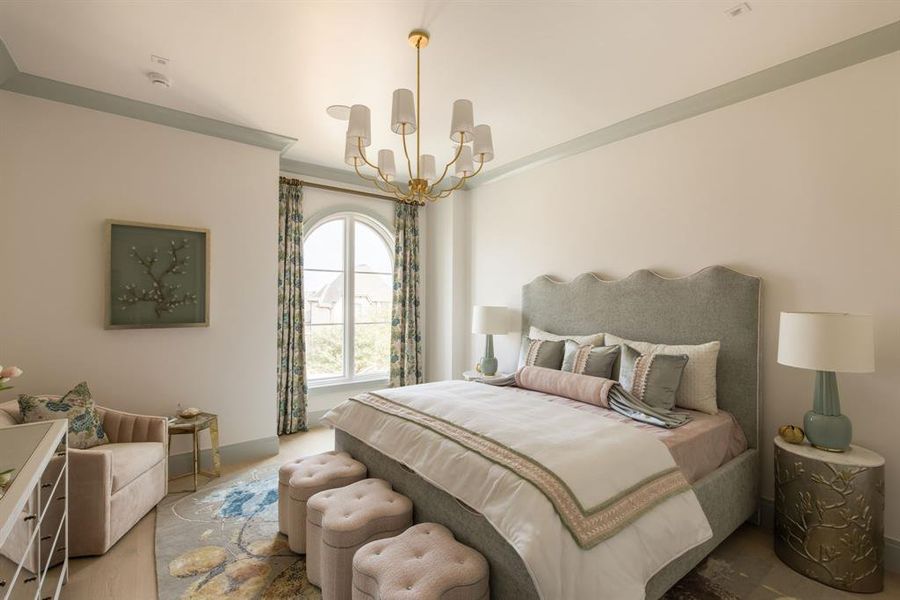 Furnished interior view inside a new home in , Southlake (Image 30).