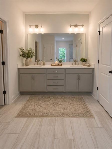 Furnished interior view inside a new home in Adams Estates, Winder (Image 7).