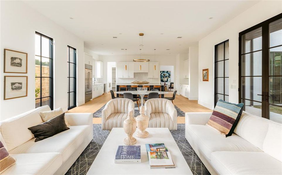 Furnished interior view inside a new home in , Dallas (Image 14).
