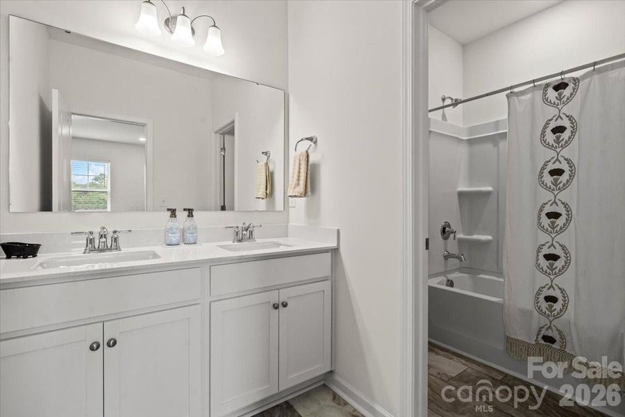 Furnished interior view inside a new home in Sanders Ridge, Troutman (Image 22).