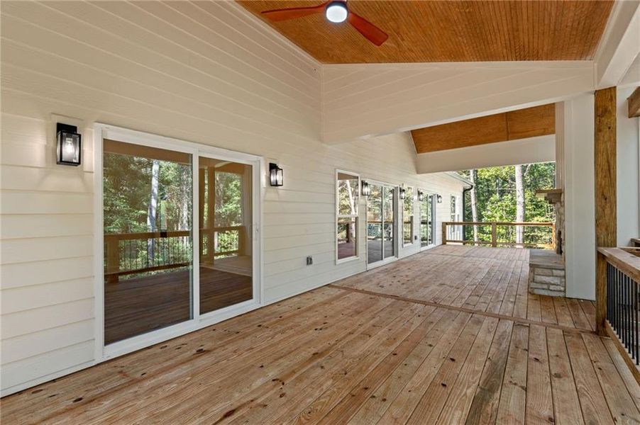Exterior details and patio area of a home in , Dahlonega (Image 37).