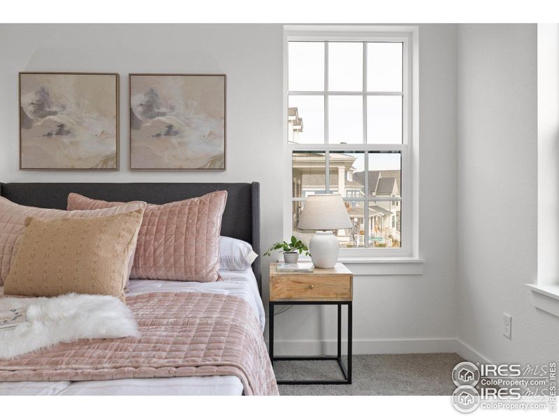 Furnished interior view inside a new home in Westerly, Erie (Image 29).