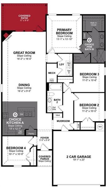 Beazer Homes Lake Point Brooks plan