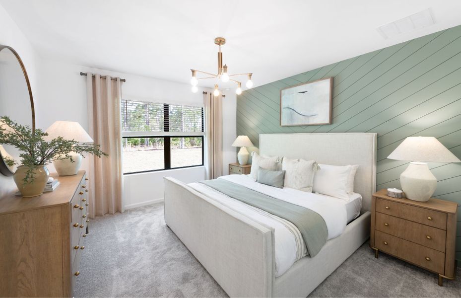 Furnished interior view inside a new home in Caloosa Cove, Labelle (Image 7).