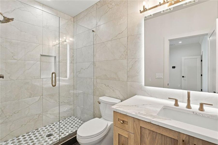 Furnished interior view inside a new home in , Alpharetta (Image 15).