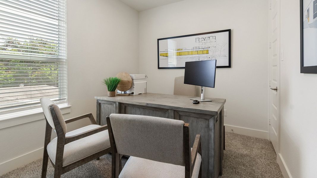 Furnished interior view inside a new home in Shady Acres, Houston (Image 21).