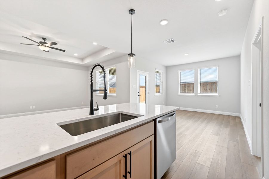 Representative furnished interior of a home built from the The Holly M by Davidson Homes LLC in Mercer Meadows, Royse City (Image 9).